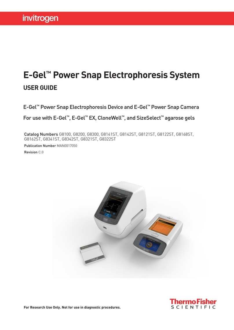 Thermo Scientific invitrogen E-Gel G8121ST User manual