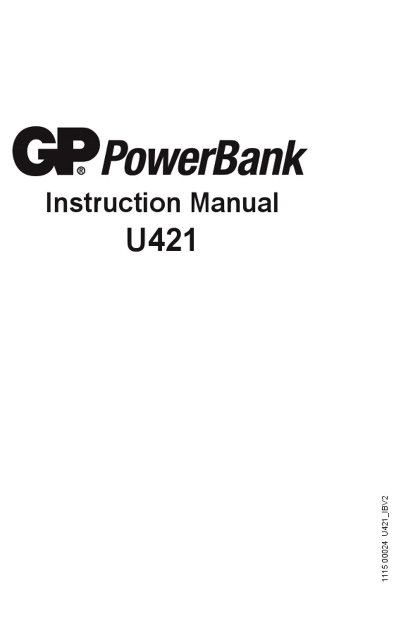 GP PowerBank U421 instruction manual
