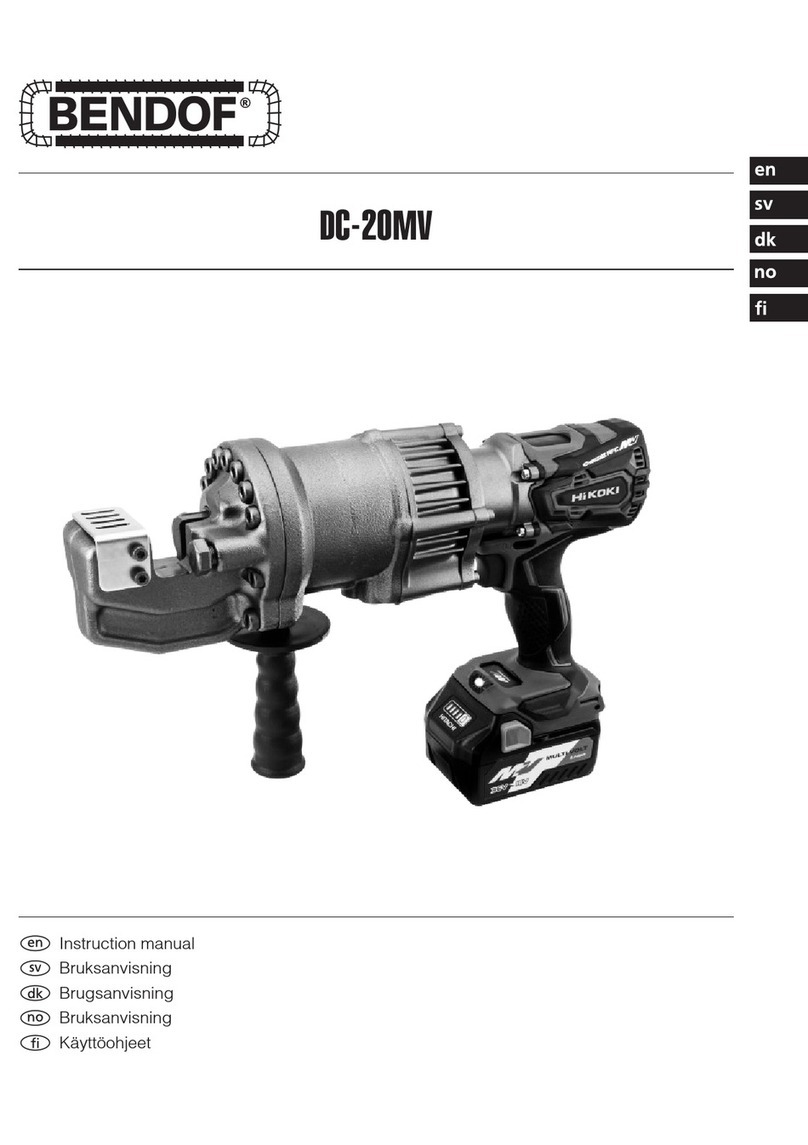 Bendof DC-20MV instruction manual Bendof DC-20MV instruction manual