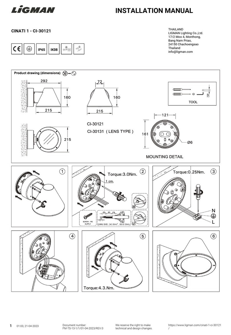 LIGMAN CINATI 1 User manual