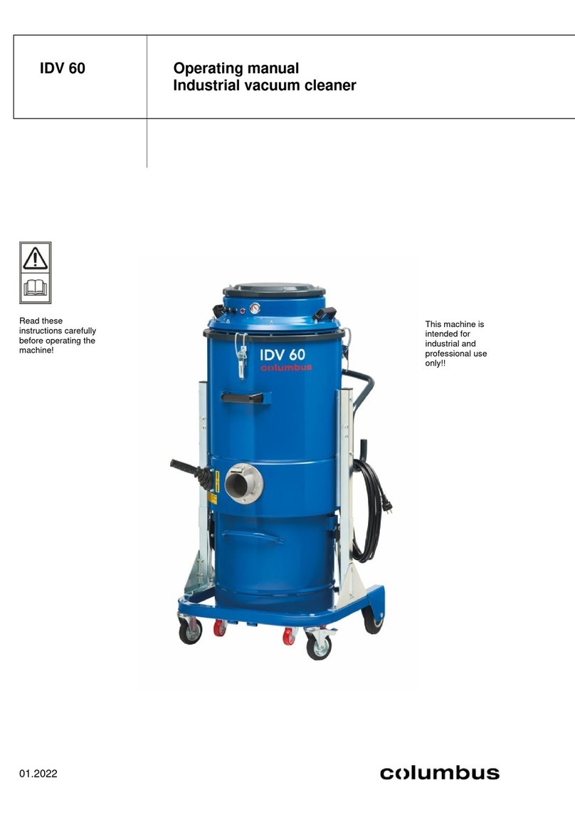 Columbus IDV 60 User manual