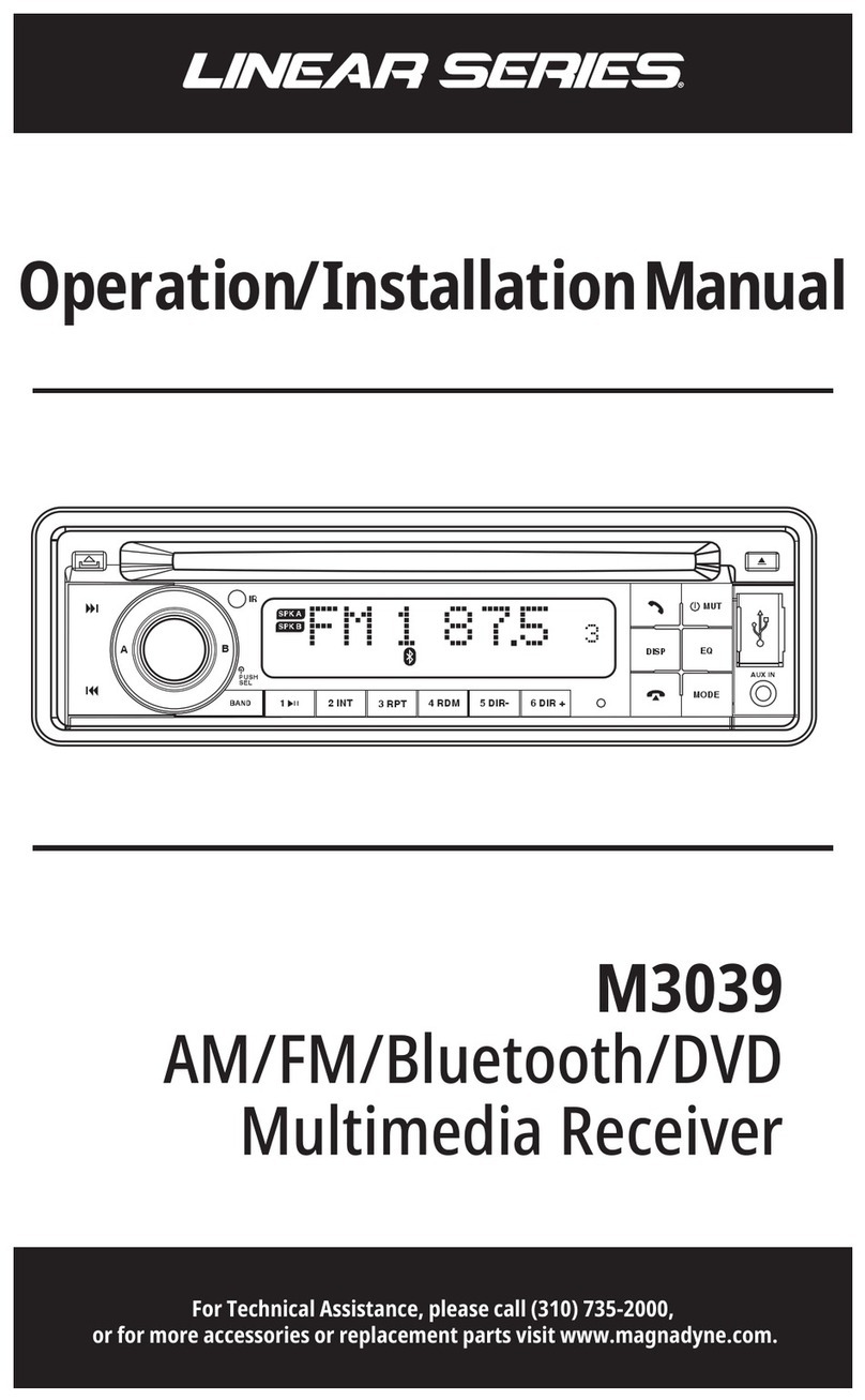 Magnadyne Linear Series User manual