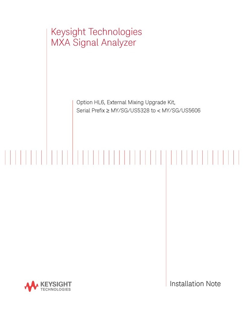 Keysight Technologies MY53280000 Quick start guide