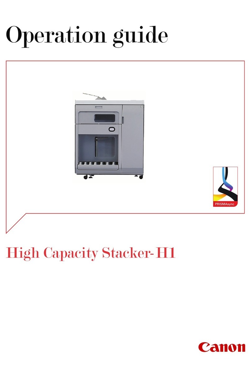 Canon High Capacity Stacker-H1 Operation guide