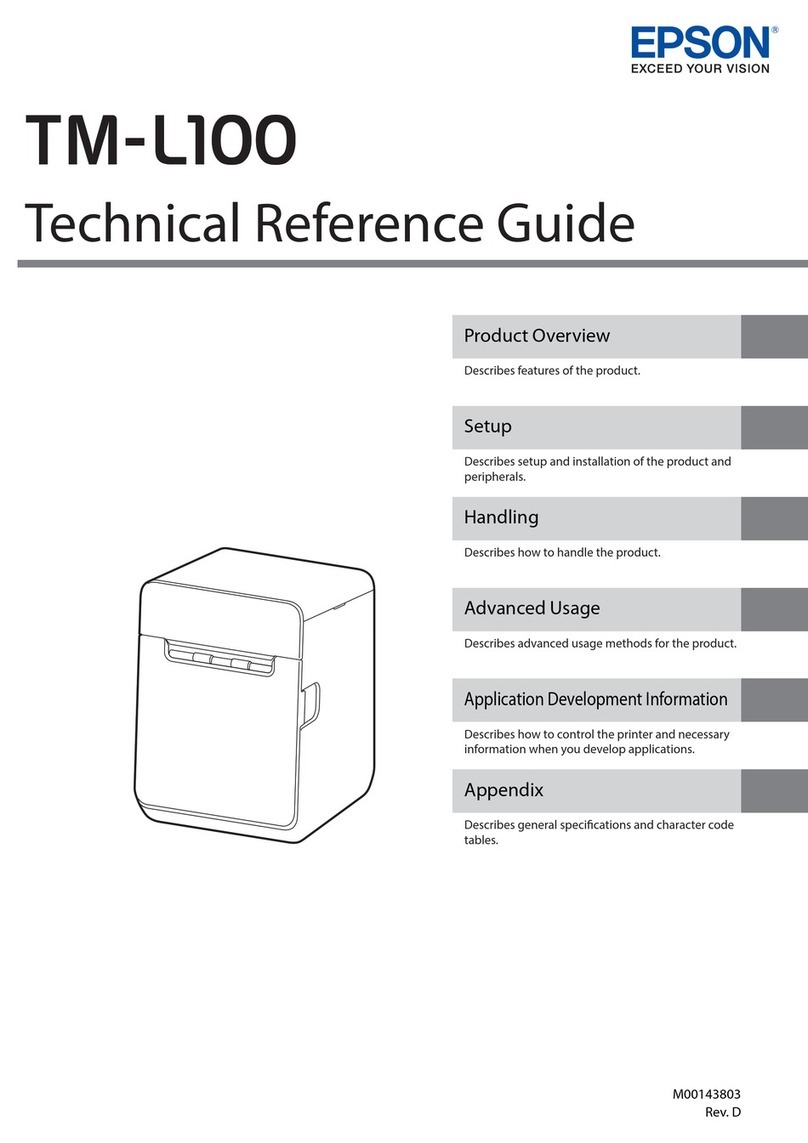 Epson C31CJ52121 Technical reference guide
