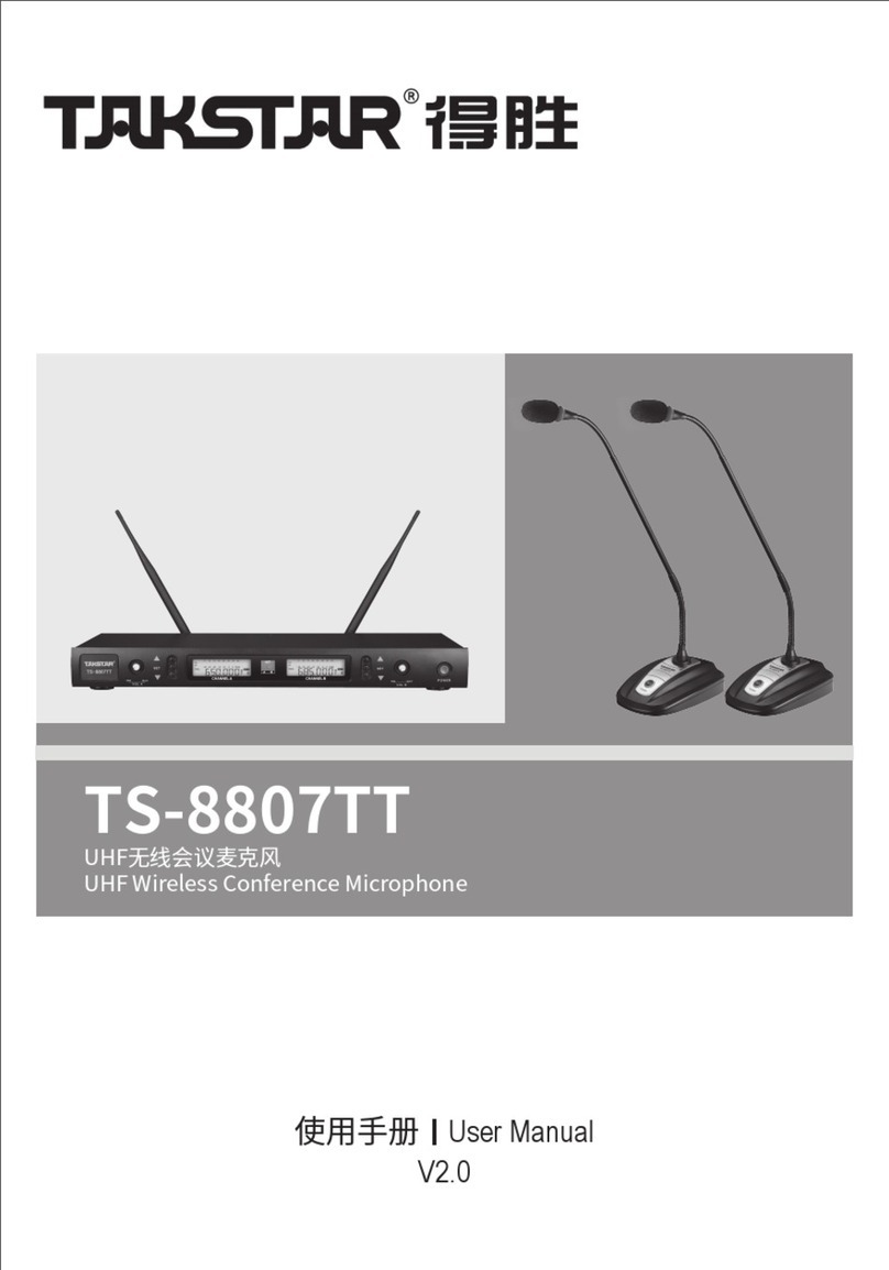 Takstar TS-8807TT user manual