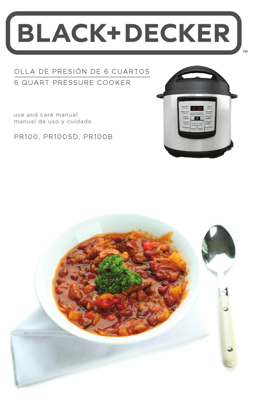 Black & Decker PR100 use and care manual