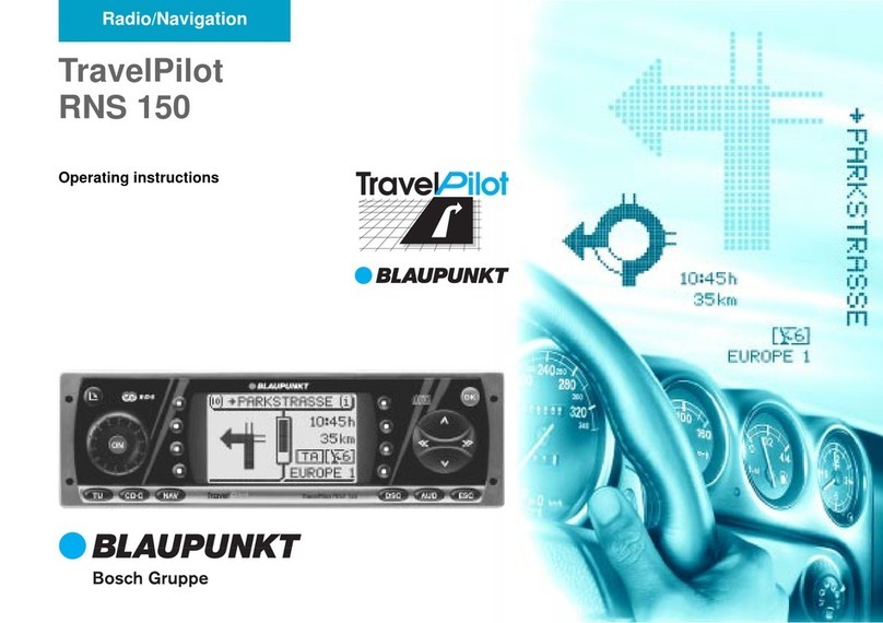 Bosch Blaupunkt TravelPilot RNS 150 User manual