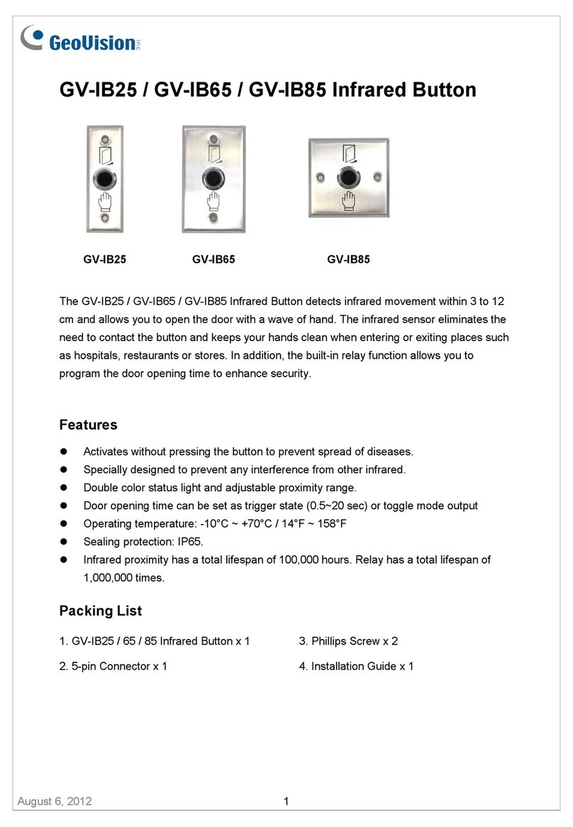GeoVision GV-IB25 manual