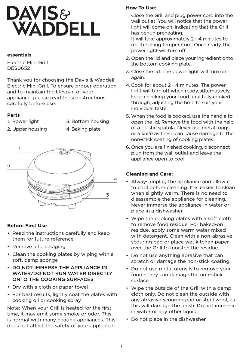 Davis & Waddell DES0652 User manual