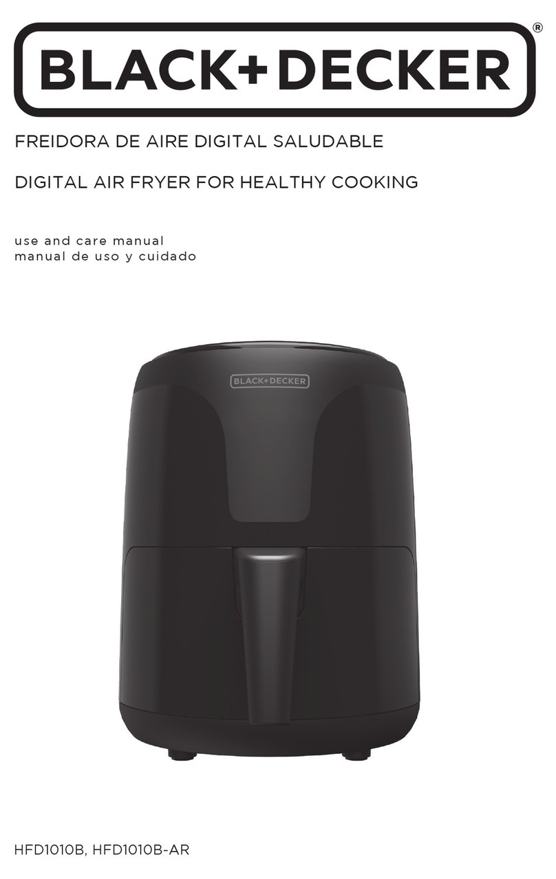 Black & Decker HFD1010B use and care manual