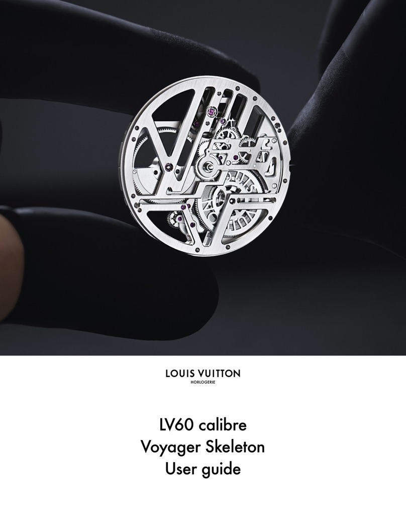 Louis Vuitton LV60 calibre Voyager Skeleton user guide