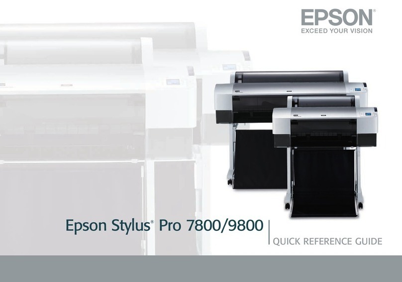 Epson Stylus Pro 7800 User manual