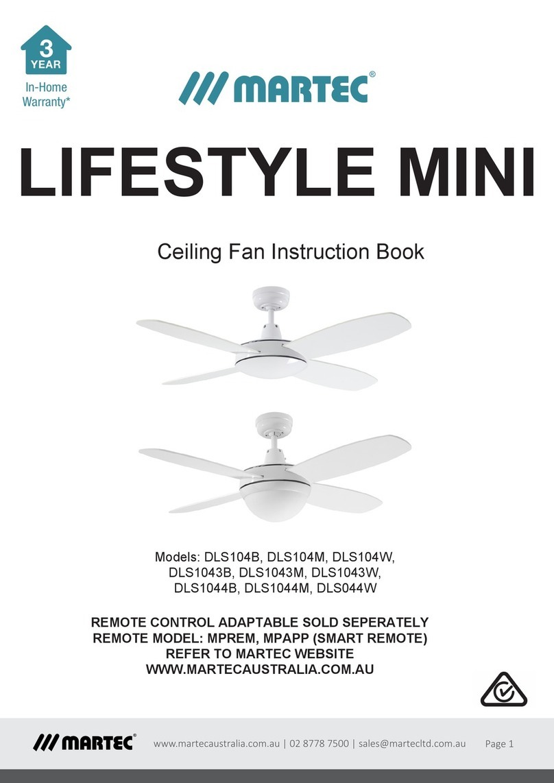 Martec LIFESTYLE MINI User manual