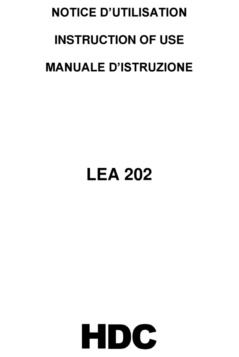 HDC LEA 202 Instruction Manual