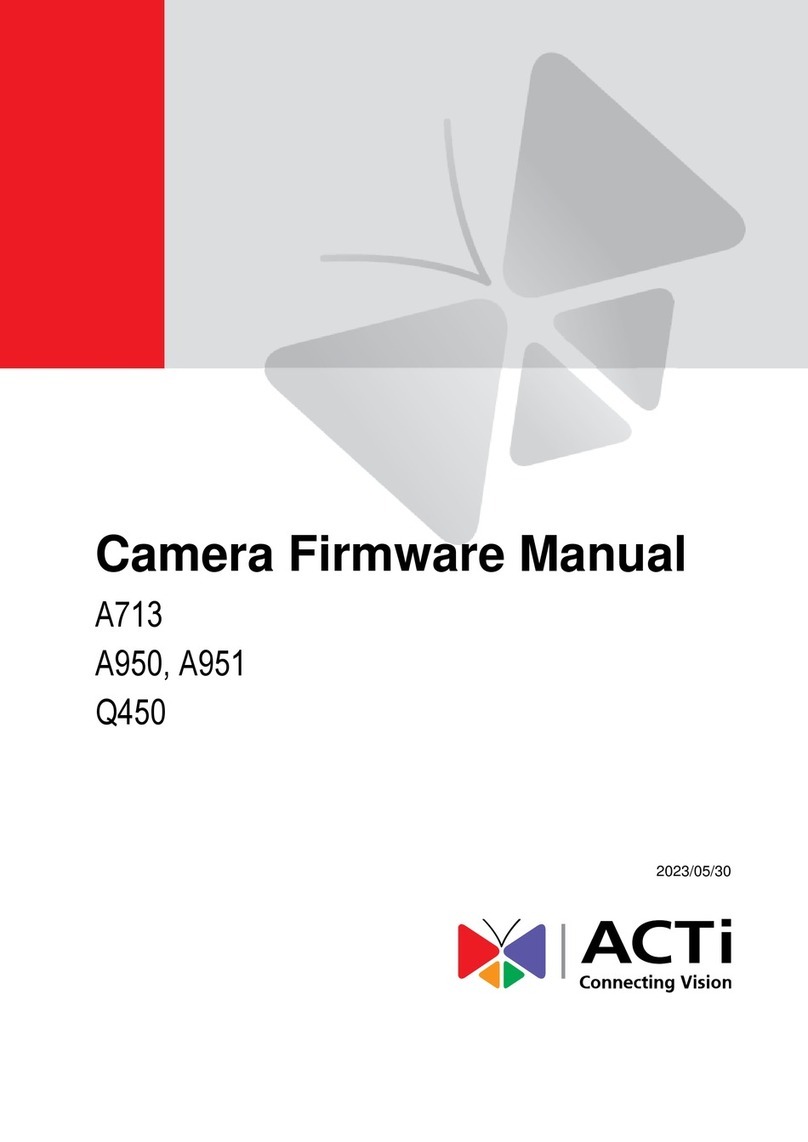 ACTi A713 Use and care manual