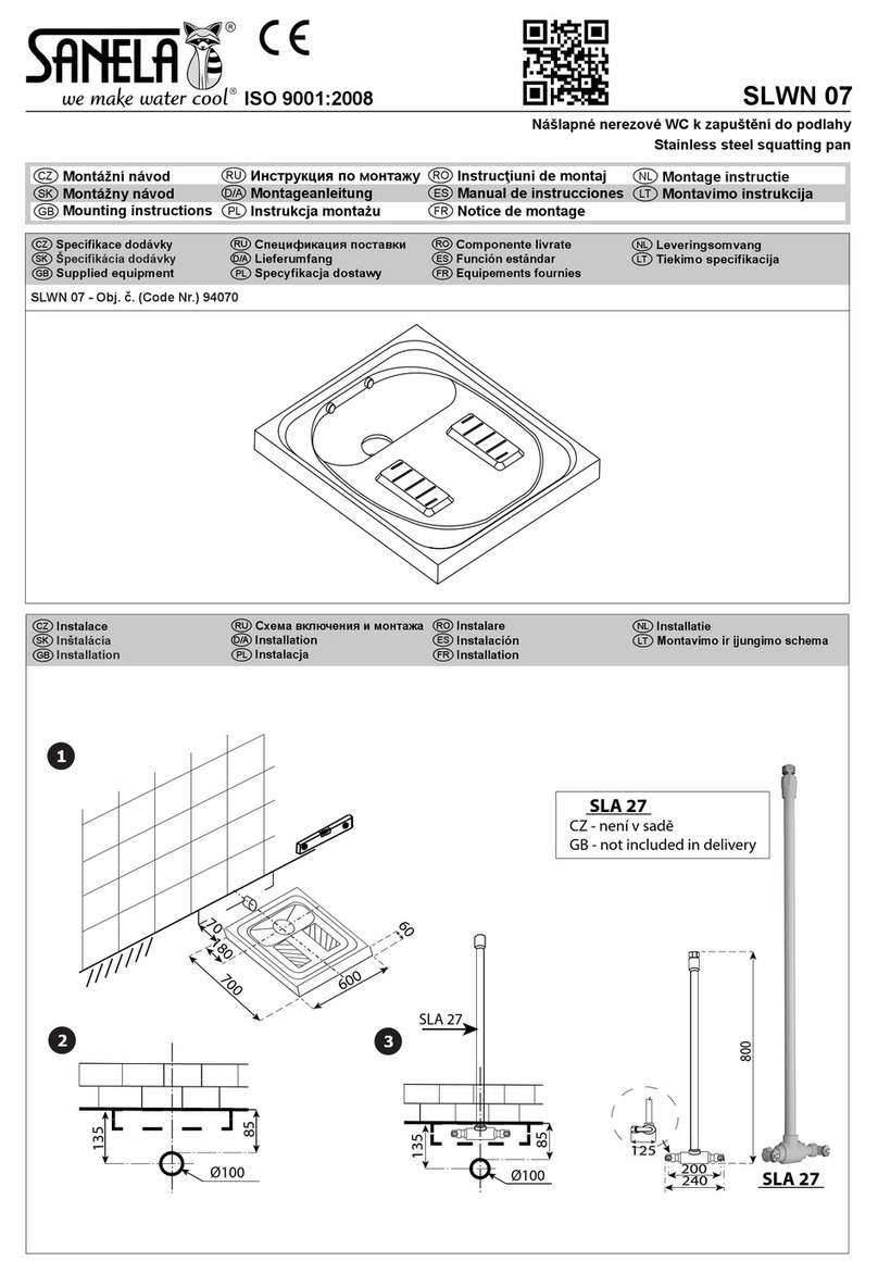 Sanela SLWN 07 Mounting instructions