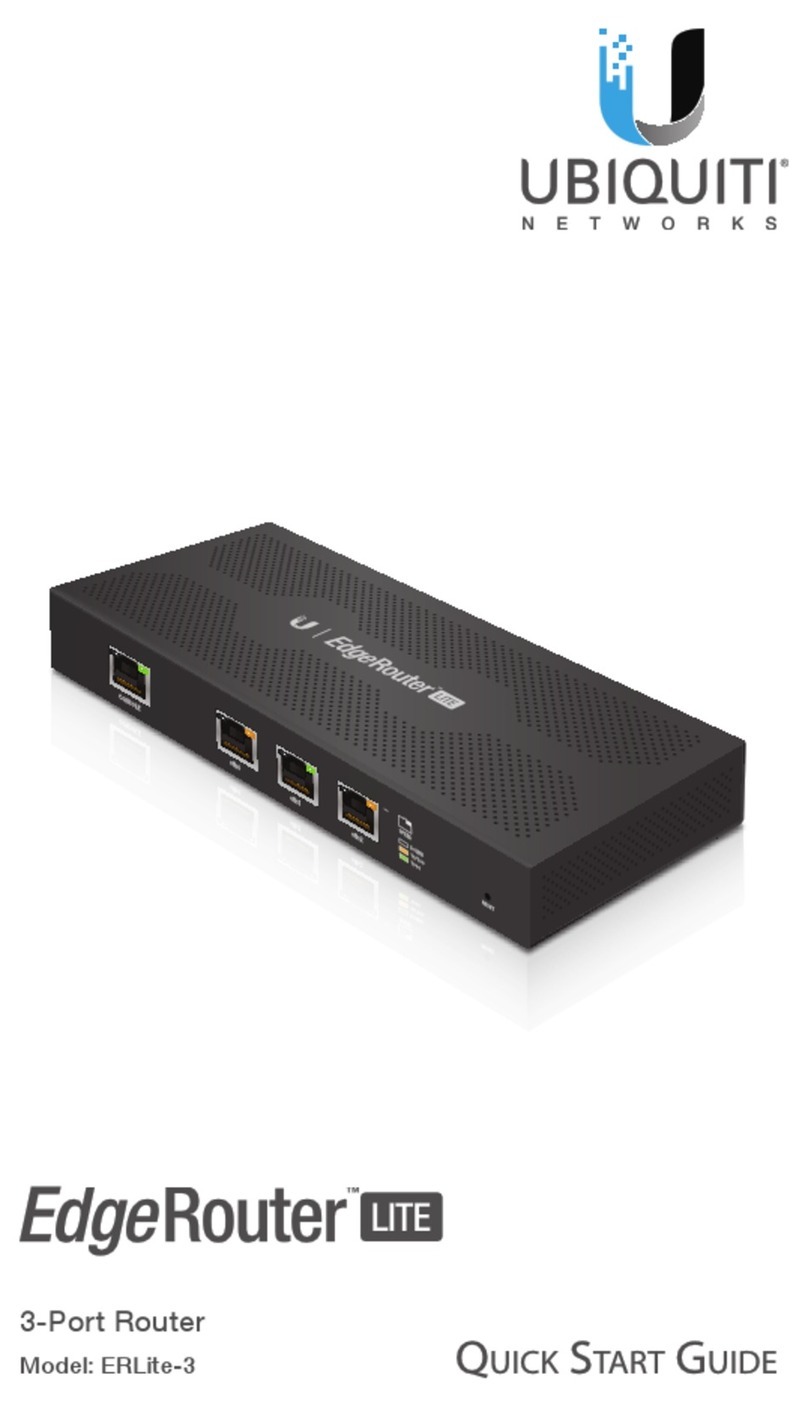 Ubiquiti EdgeRouter LITE User manual