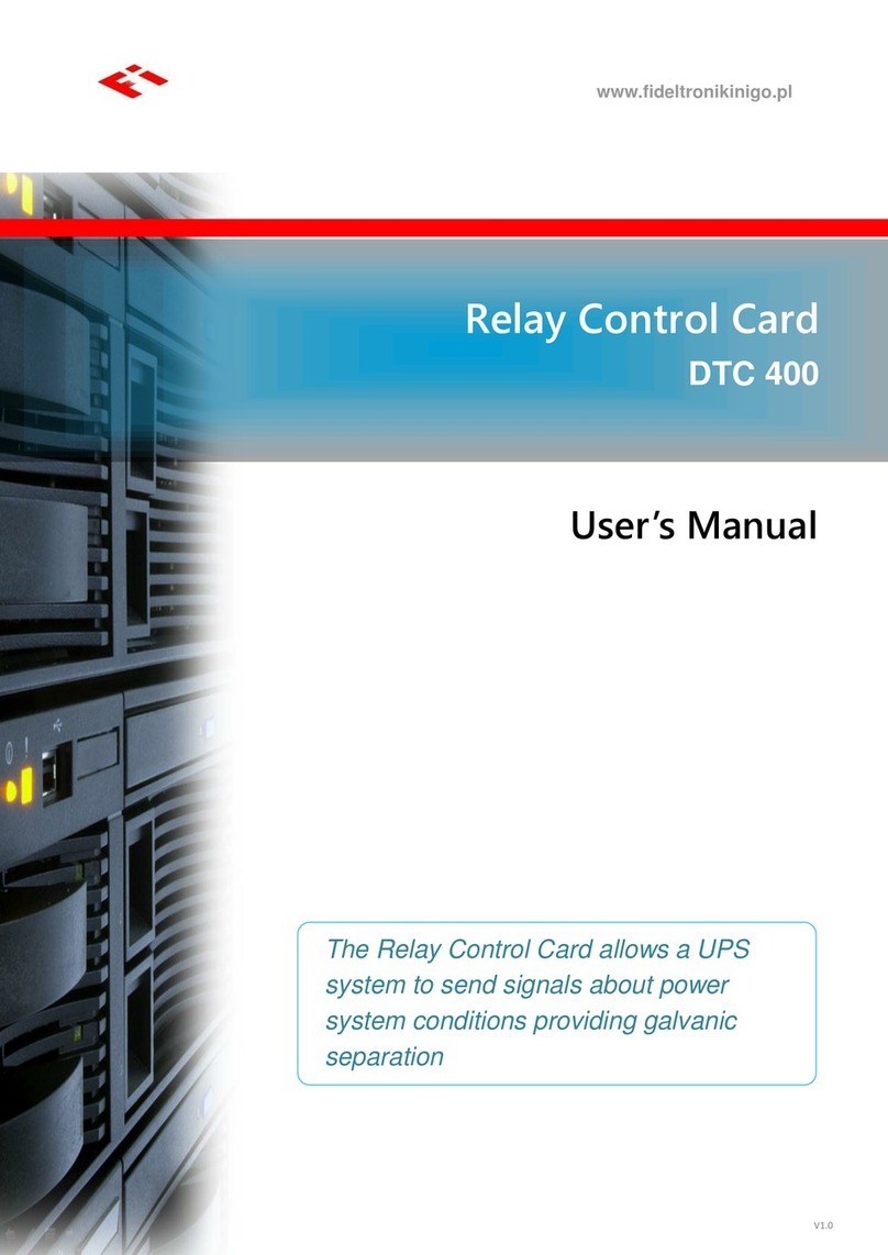 Fideltronik Inigo DTC 400 User manual