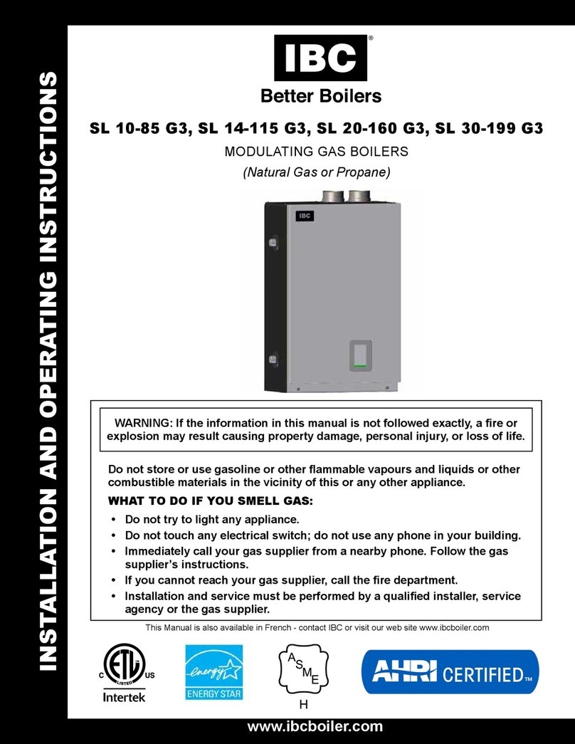 IBC SL 20-160 G3 User manual