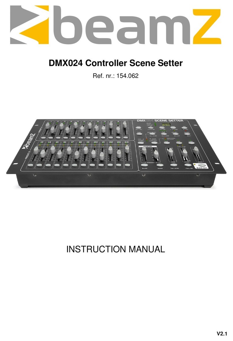 Beamz DMX024 User manual