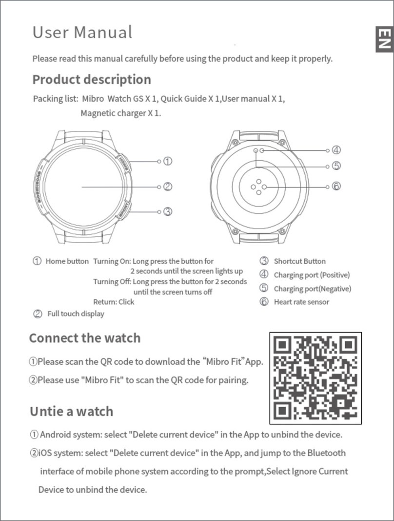 Mibro Watch GS user manual
