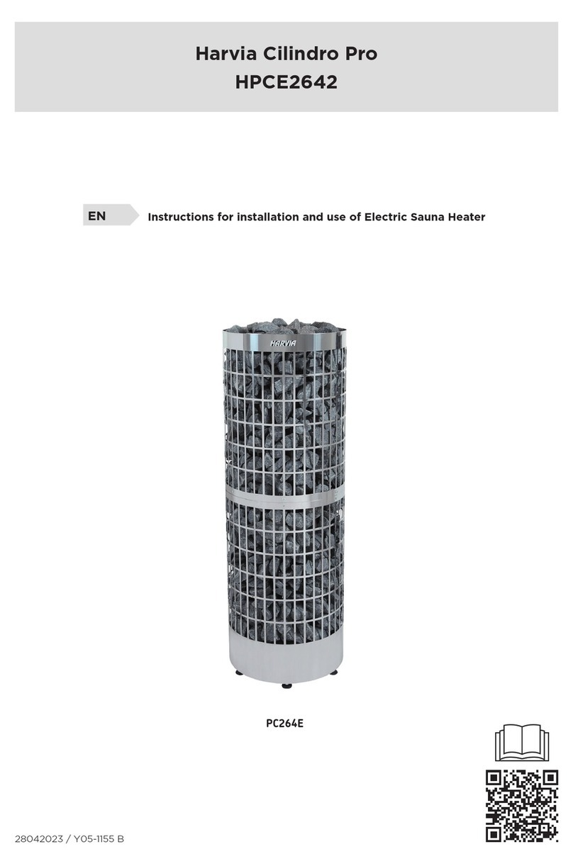 Harvia Cilindro Pro Instructions for installation and use