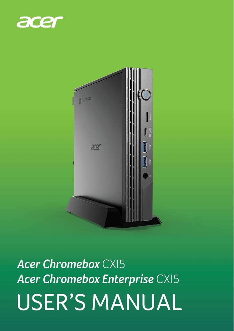 Acer Chromebox CXI5 User manual Acer Chromebox CXI5 User manual