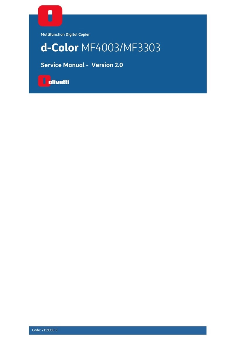 Olivetti d-Color MF 4003 User manual
