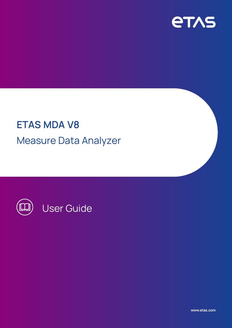 ETAS MDA V8 User manual