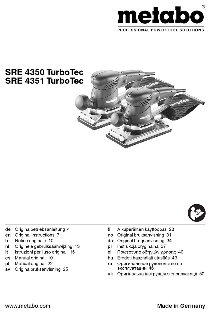 Metabo SRE 4350 TurboTec User manual