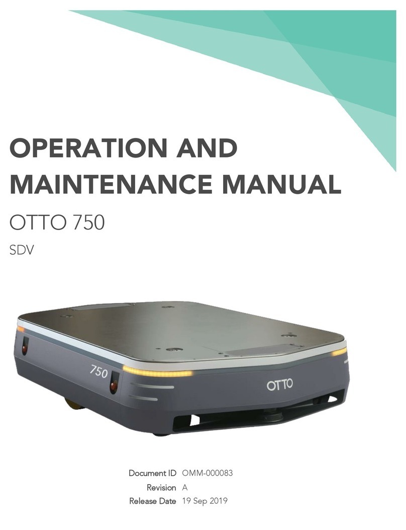 Otto 750 Operation and maintenance manual Otto 750 Operation and maintenance manual