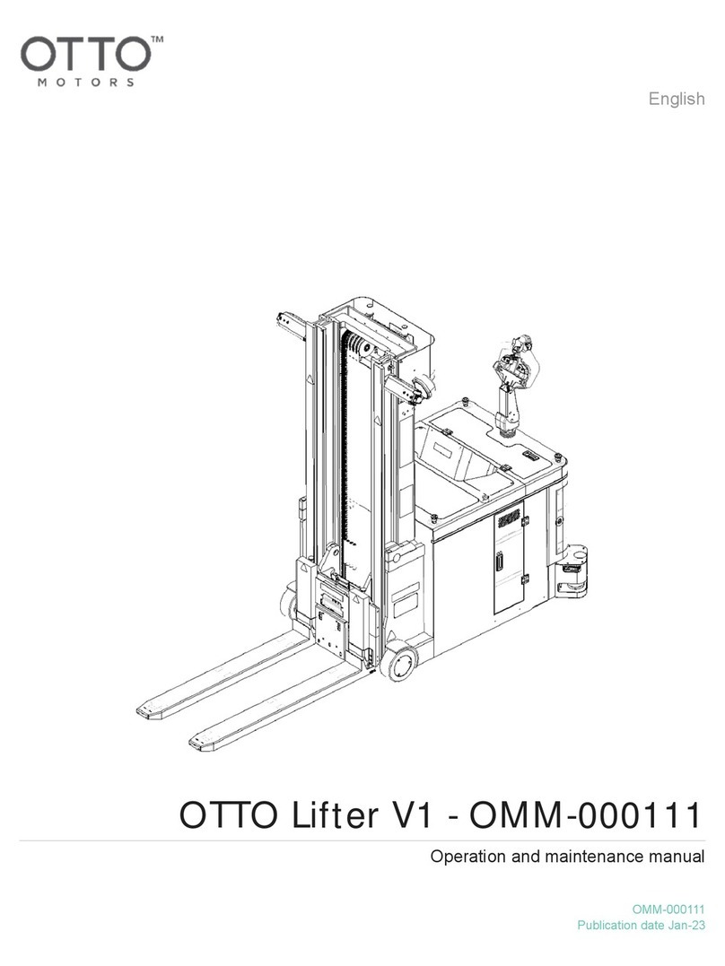 OTTO MOTORS Lifter V1 Operation and maintenance manual