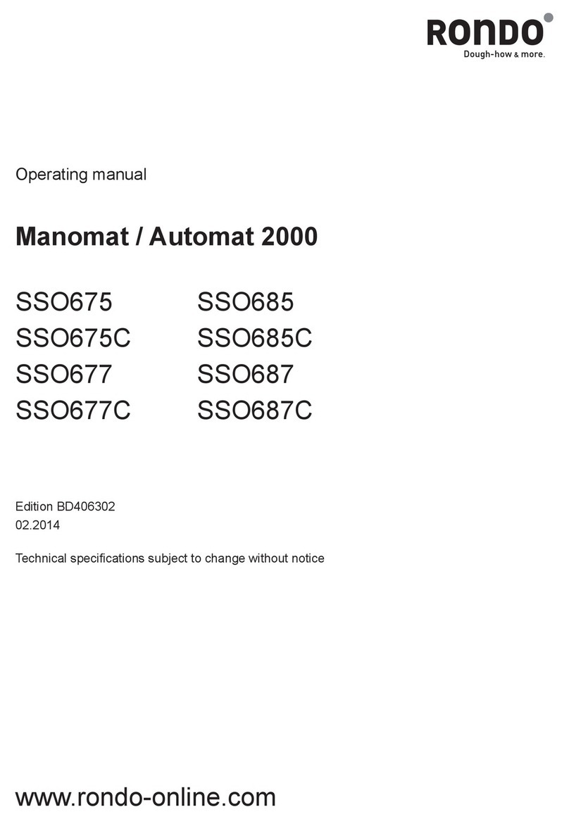 Rondo Manomat operating manual