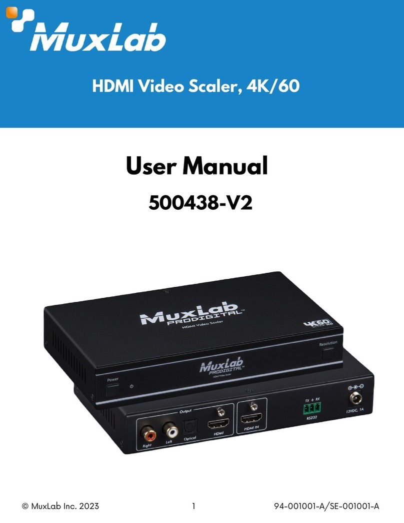 MuxLab 500438-V2 user manual