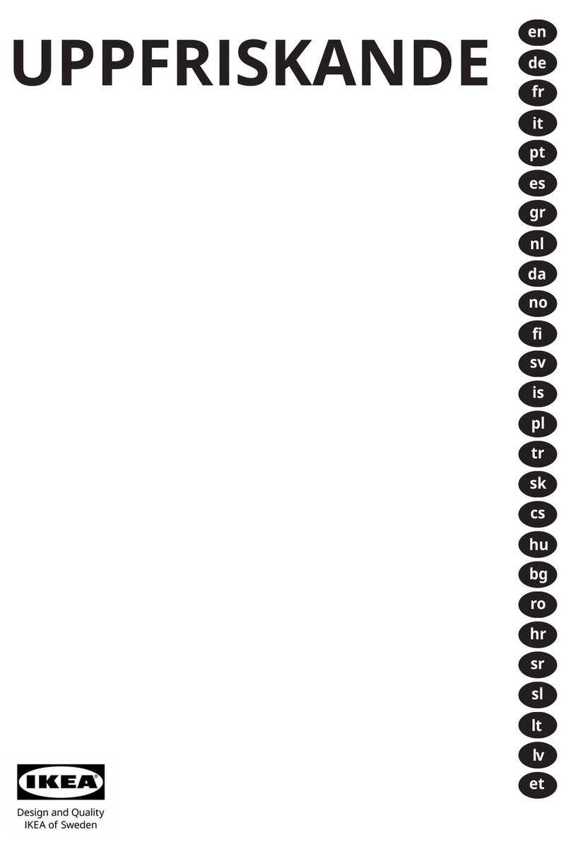 IKEA UPPFRISKANDE User manual