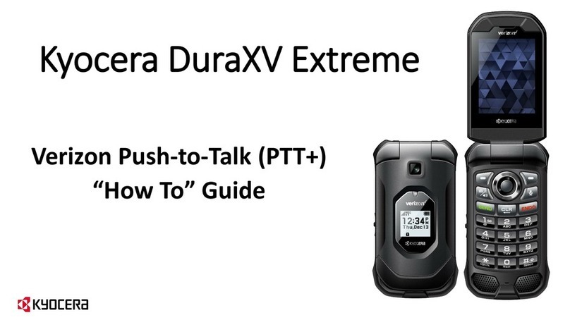 Kyocera DURAXV EXTREME How-to