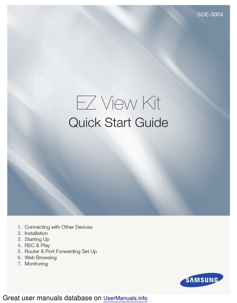 Samsung SDE-3004 User manual