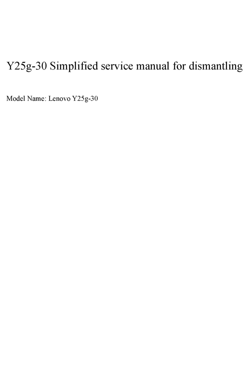 Lenovo Y25g-30 Simplified service manual