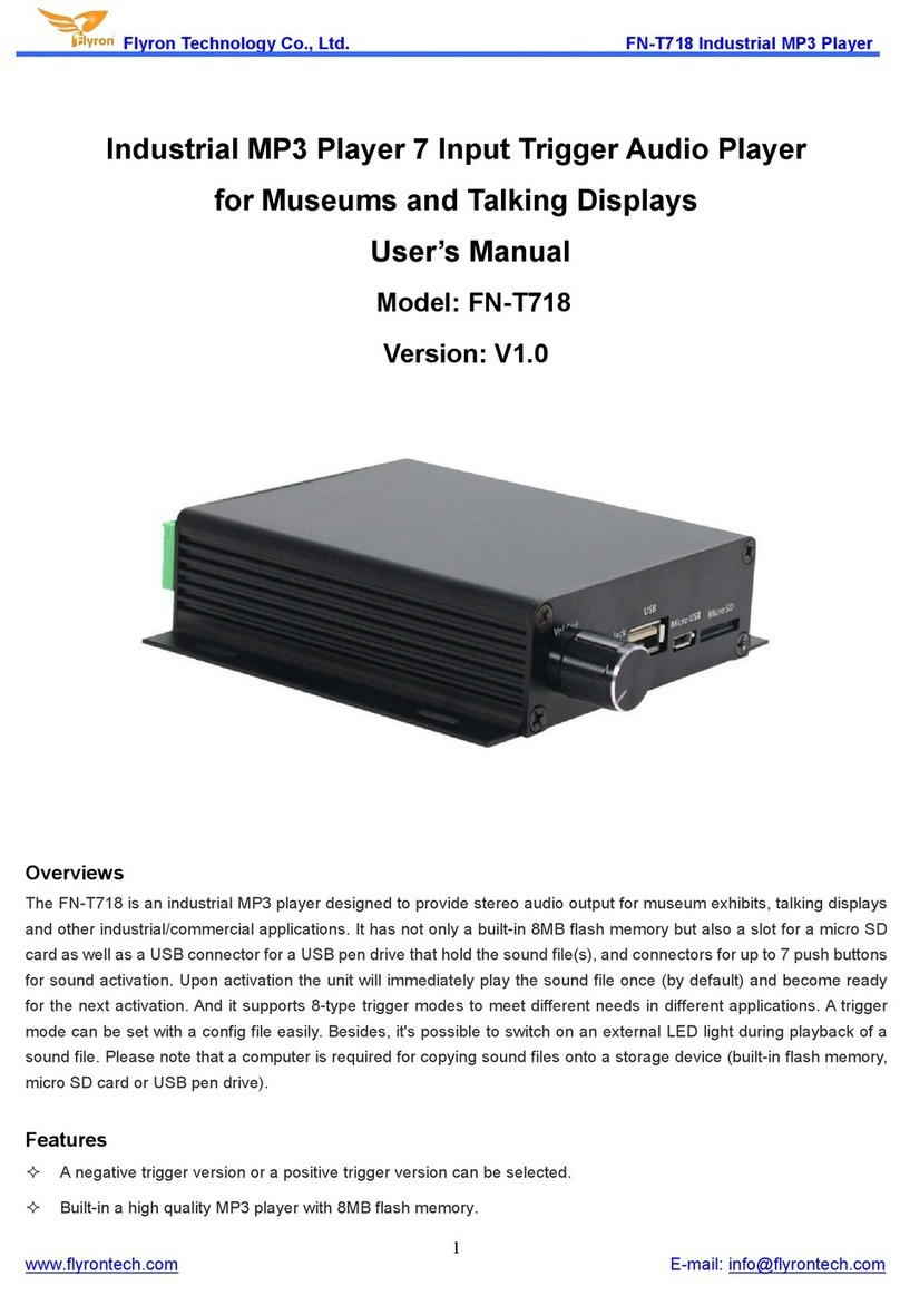 Flyron Technology FN-T718 user manual