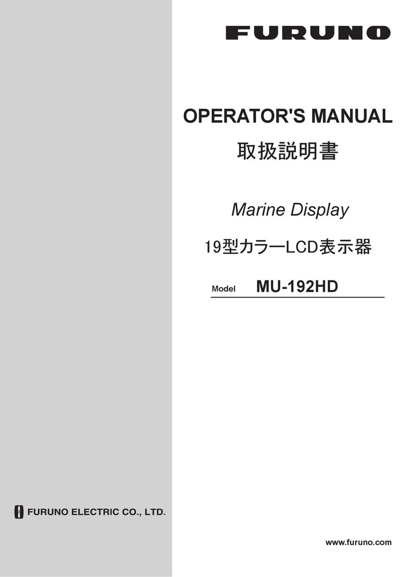 Furuno MU-192HD User manual Furuno MU-192HD User manual