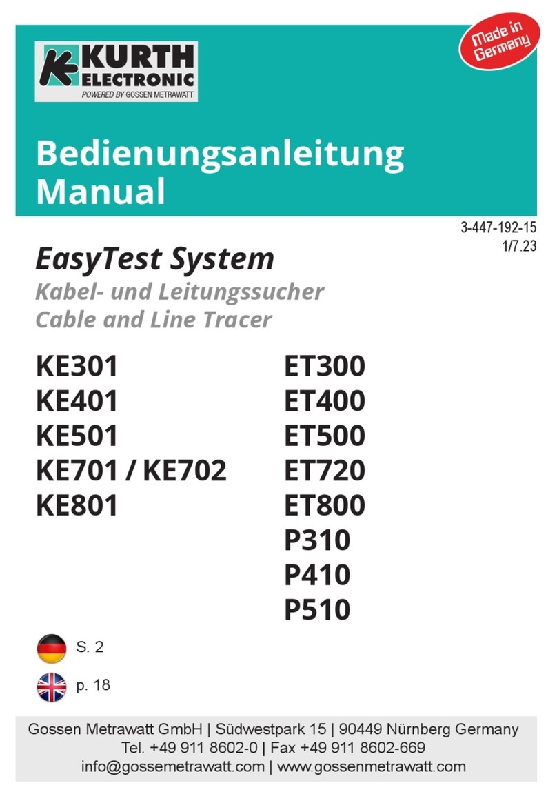 Kurth KE301 manual
