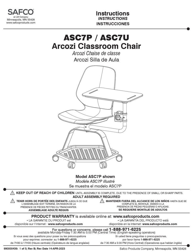 Safco Arcozi ASC7P User manual