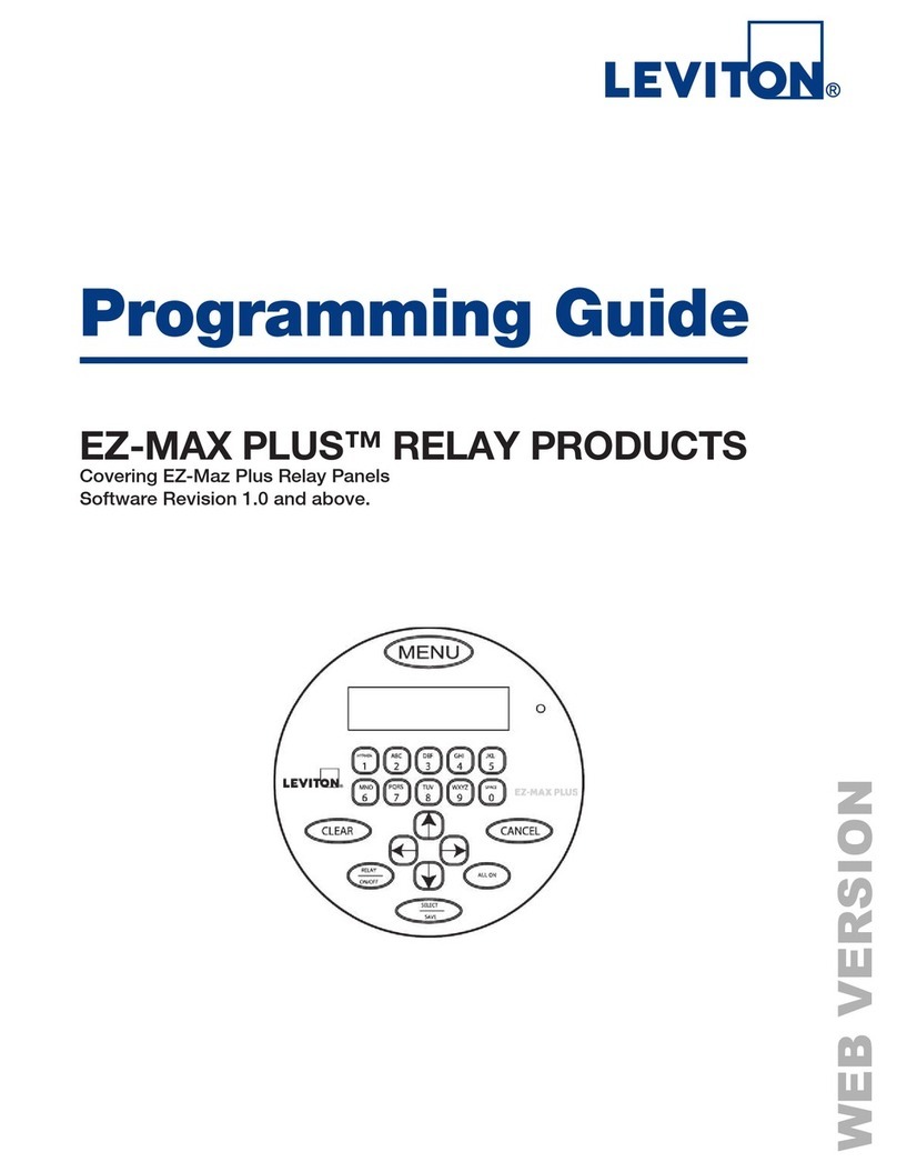 Leviton EZ-Max Plus Operating instructions