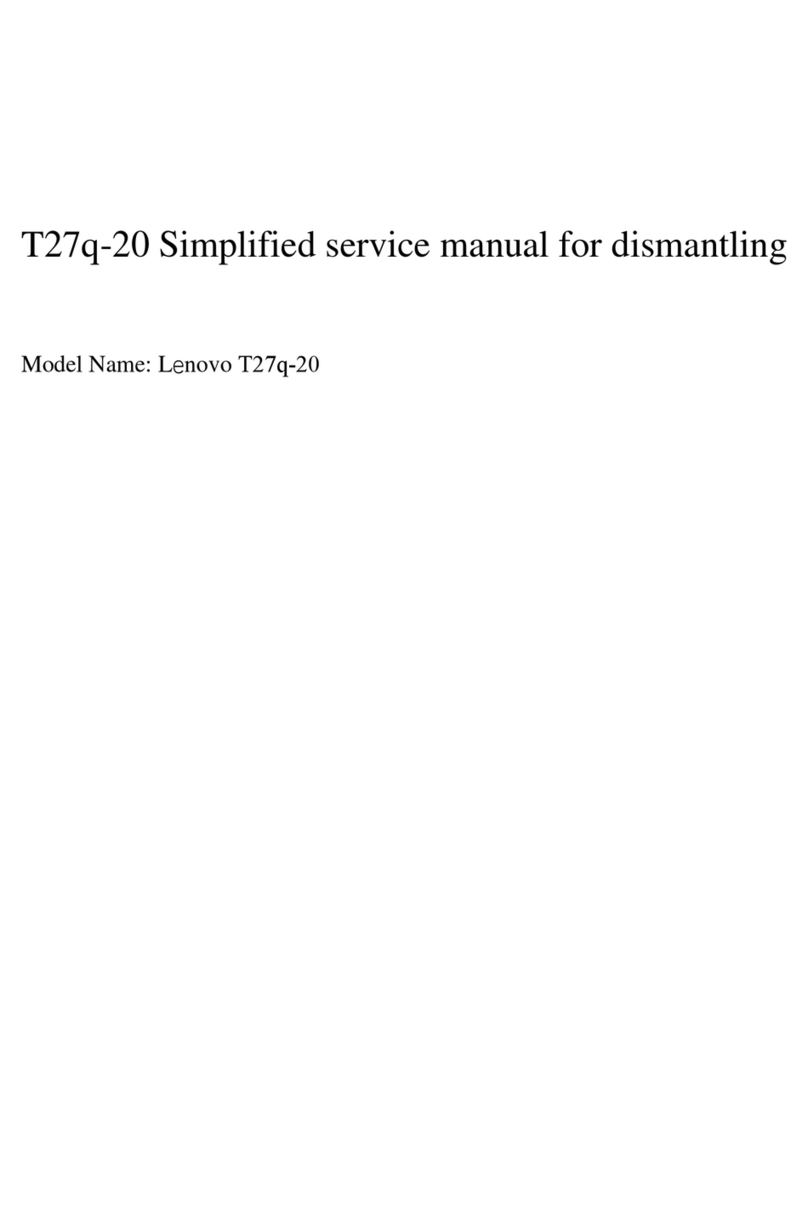 Lenovo ThinkVision T27q-20 Instructions for use