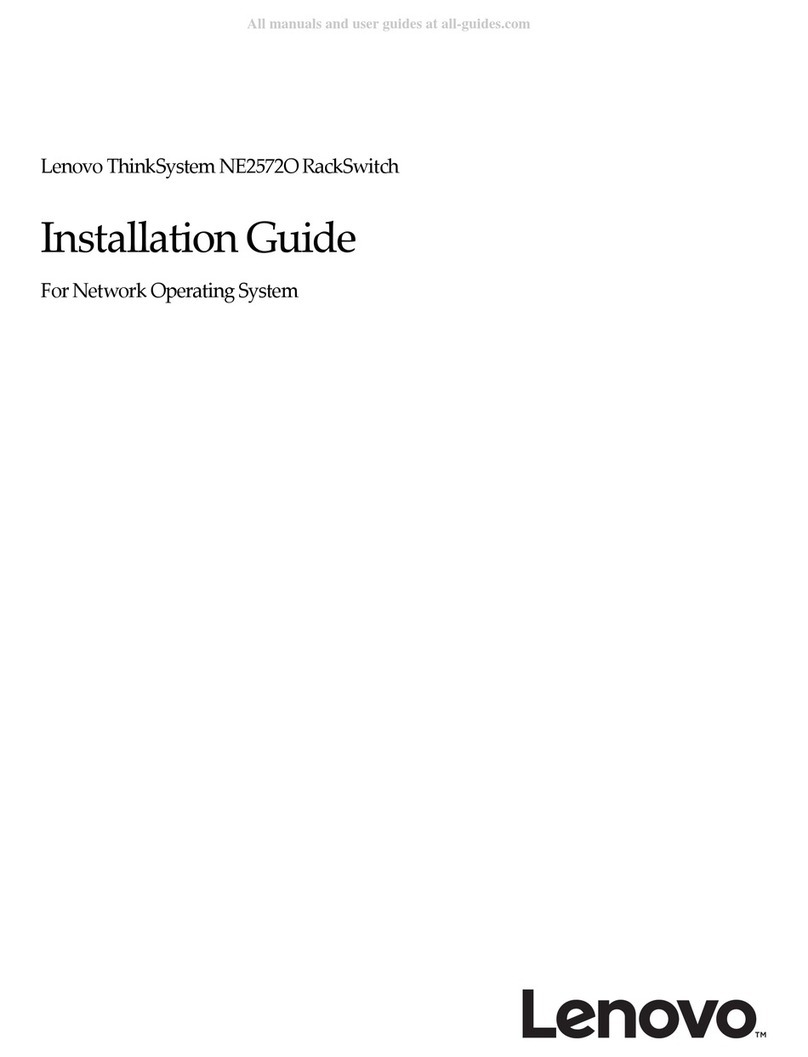 Lenovo ThinkSystem NE25720 User manual Lenovo ThinkSystem NE25720 User manual
