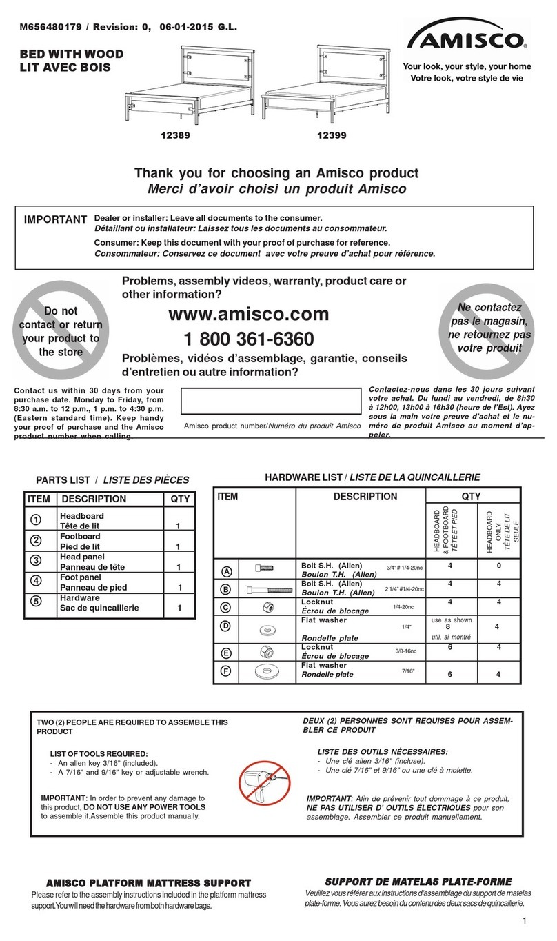 Amisco 12389 User manual Amisco 12389 User manual