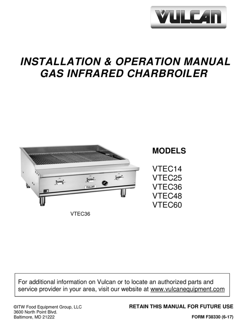 Vulcan-Hart VTEC14 User manual