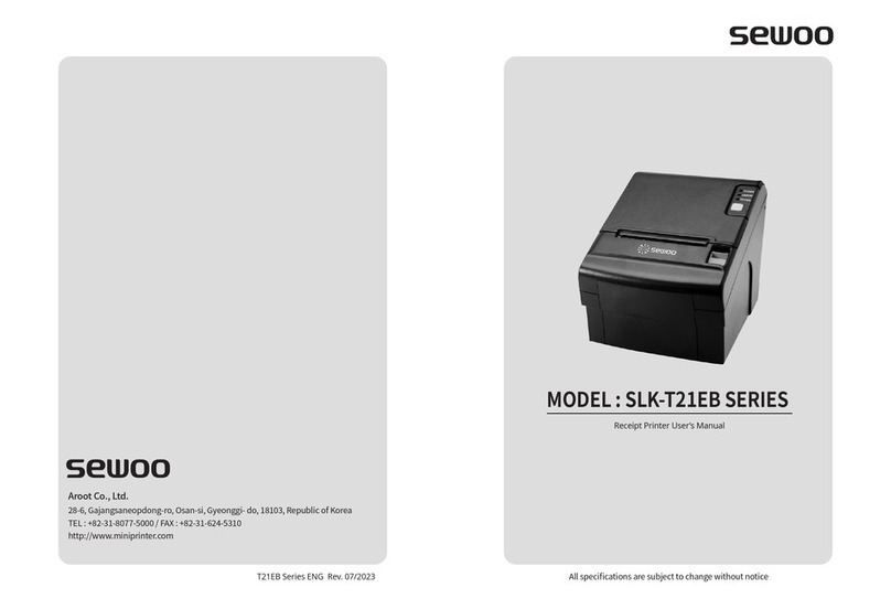 SEWOO SLK-T21EB Series User manual SEWOO SLK-T21EB Series User manual