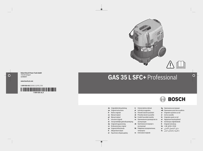 Bosch GAS 35 L AFC Professional User manual